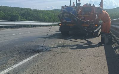 Услуги машины для ямочного ремонт асфальта - Томск, заказать или взять в аренду