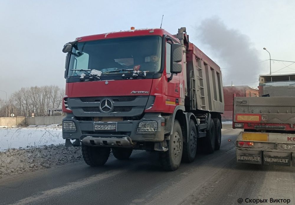Самосвал Услуги самосвала Actros взять в аренду, заказать, цены, услуги - Томск