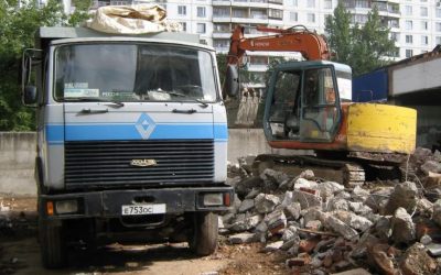 Вывоз строительного мусора, погрузчики, самосвалы, грузчики - Томск, цены, предложения специалистов