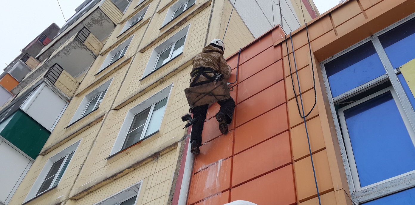 Услуги промышленных альпинистов для высотных работ в Александровском
