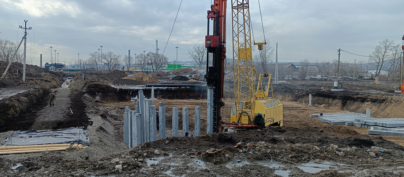 Аренда сваебоя для забивки бетонных свай в Томской области