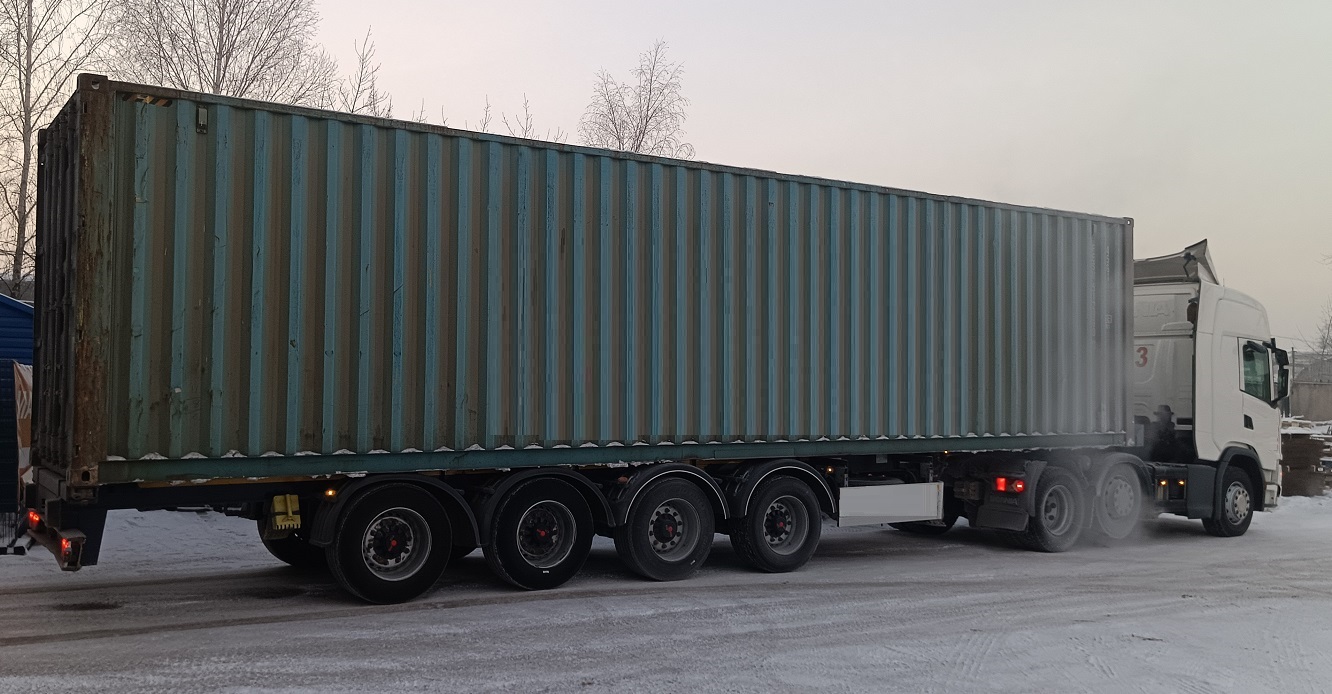 Контейнеровоз для перевозки контейнеров 20 и 40 футов в Мельниково